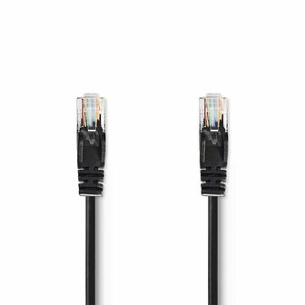 Nedis U/UTP Cat 5E Netwerkkabel | 5 m | Zwart