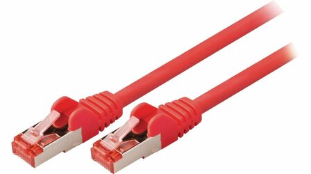 Nedis netwerkkabel | Cat6 | S/FTP (S-STP) | 2 m | Rood | CCGP85221RD20