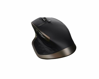 Logitech MX Master | Draadloze Muis | RF-Draadloos + Bluetooth | 1600 DPI | Zwart/Brons
