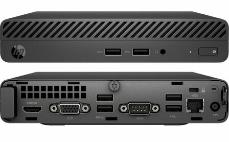 HP Desk MINI 260 G3 4415U / 8GB / 500GB+256GB NVME / W10