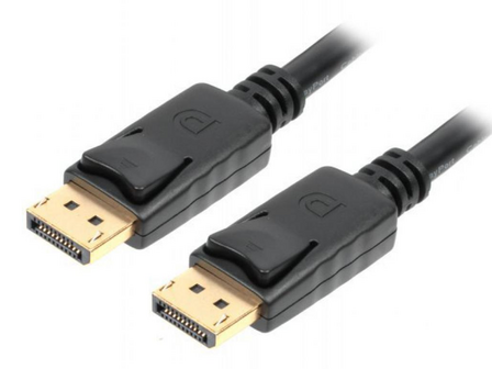 *DisplayPort Cable, DP M - DP M, black, 1.8 m