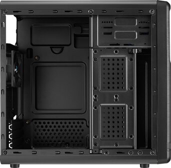 MICRO-TOWER ZWART ATX (NO PSU) 