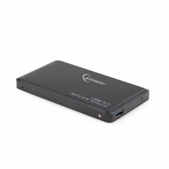 Gembird EE2-U3S-2 behuizing voor opslagstations HDD-behuizing Zwart 2.5&quot;