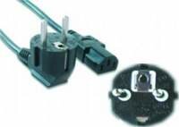 Gembird PC-186-VDE | 1,8 m Stroomkabel | Schuko (CEE 7/7) naar IEC C13 | Zwart | 10A / 250V