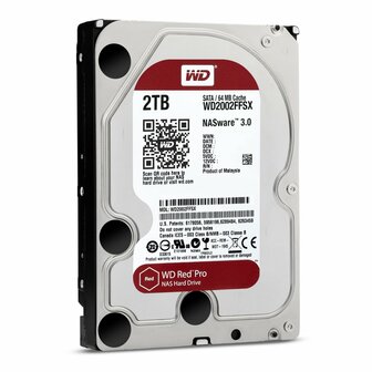 Western Digital Red Pro NAS HDD 3.5&quot; | 2TB SATA III | 7200RPM