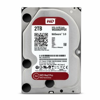 Western Digital Red Pro NAS HDD 3.5&quot; | 2TB SATA III | 7200RPM
