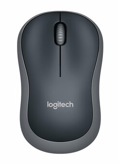 Logitech M185 | Ambidextrous Muis | RF-Draadloos | 4000 DPI | Swift Grey