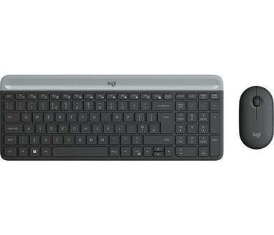 Logitech MK470 toetsenbord RF Draadloos QWERTY US International Grafiet