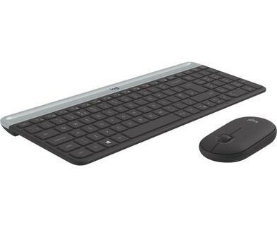 Logitech MK470 toetsenbord RF Draadloos QWERTY US International Grafiet