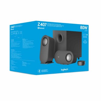 Logitech Z407 Bluetooth computerspeakers met subwoofer en draadloze bediening