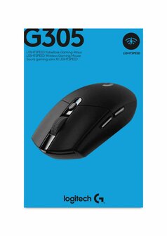 Logitech G305 Lightspeed | Draadloze Gaming Muis | RF-Draadloos | 12.000 DPI | Zwart