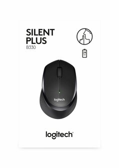 Logitech B330 Silent Plus | Draadloze Muis | RF-Draadloos | 1000 DPI | Zwart