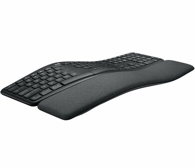 Logitech K860 Ergo | Draadloos Bluetooth Toetsenbord met Receiver | QWERTY