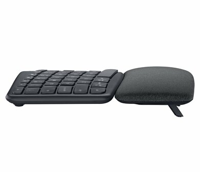 Logitech K860 Ergo | Draadloos Bluetooth Toetsenbord met Receiver | QWERTY
