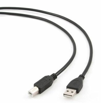 Gembird CCP-USB2-AMBM-6 | USB 2.0 Kabel | USB-A naar USB-B | 1,82m | Zwart