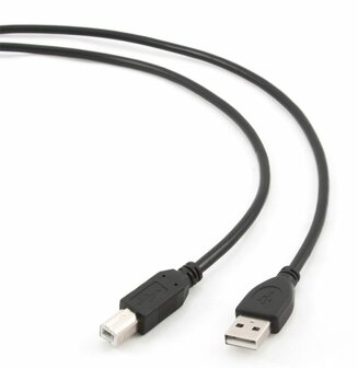 Gembird CCP-USB2-AMBM-6 | USB 2.0 Kabel | USB-A naar USB-B | 1,82m | Zwart