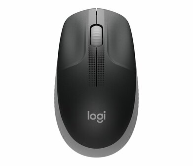 Logitech M190 | Ambidextrous Draadloze Muis | RF-Draadloos | 1000 DPI | Grijs