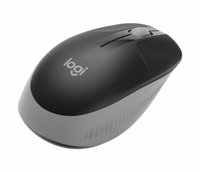 Logitech M190 | Ambidextrous Draadloze Muis | RF-Draadloos | 1000 DPI | Grijs