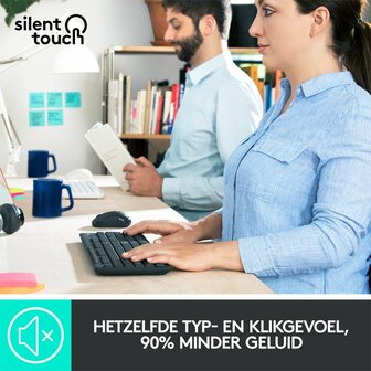 Logitech MK295 Silent | Draadloze Muis en Toetsenbordcombo | QWERTY