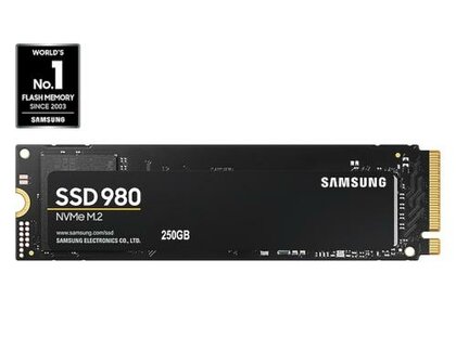 Samsung 980 | 250GB NVMe SSD | M.2 | Gen3 | 2.900MB/s
