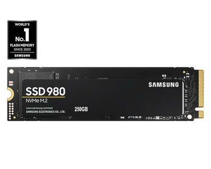 Samsung 980 | 250GB NVMe SSD | M.2 | Gen3 | 2.900MB/s