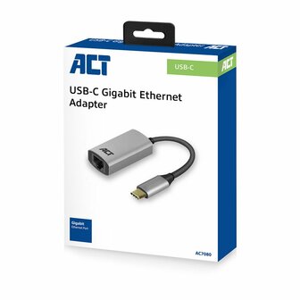 ACT AC7080 | USB-C naar Gigabit Ethernet Adapter