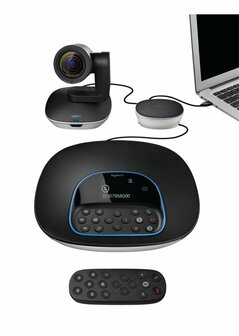 Logitech GROUP video conferencing systeem Videovergaderingssysteem voor groepen