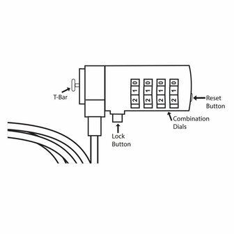 ACT kabelslot | Zilver | 1,5 m | AC9015