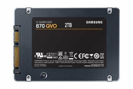 Samsung 870 QVO - 2.5 inch Interne SSD - 2TB