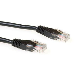ACT netwerkkabel | Cat6 | U/UTP (UTP) | 1,5 m | Zwart