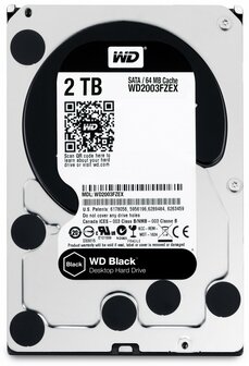 Western Digital Black Performance HDD 3.5&quot; | 2TB SATA III | 7200RPM