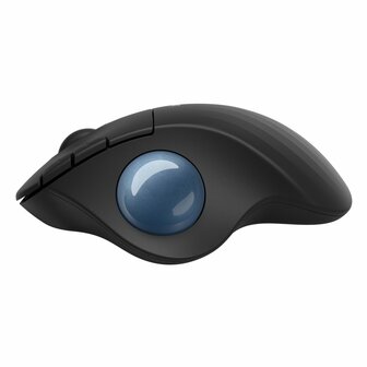 Logitech M575 Ergo Trackball for Business | Ergonomische Draadloze Muis | RF-Draadloos + Bluetooth | 2000 DPI | Grafiet