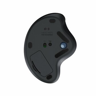 Logitech M575 Ergo Trackball for Business | Ergonomische Draadloze Muis | RF-Draadloos + Bluetooth | 2000 DPI | Grafiet