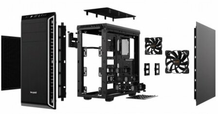 be quiet! Pure Base 600 | Midi Tower Case | Zilver/Zwart