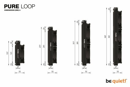 be quiet! PURE LOOP 120mm water &amp; freon koeler