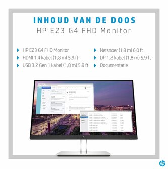 HP E-Series E23 G4 23&quot; | 1920x1080 IPS | 60Hz | Monitor