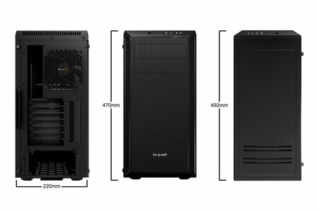 be quiet! Pure Base 600 Window | Midi Tower Case | Zwart