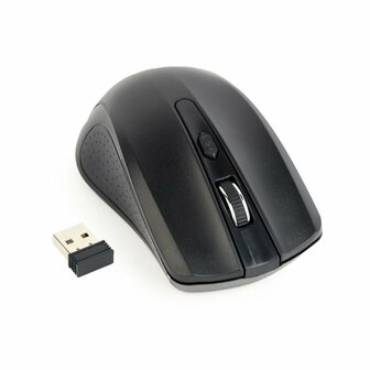 Gembird MUSW-4B-04 | Ambidextrous Draadloze Muis | RF-Draadloos | 1600 DPI | Zwart