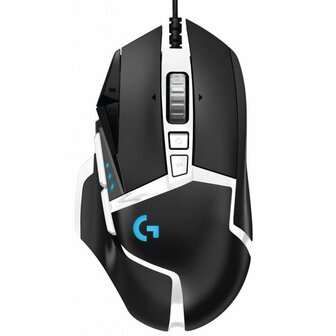 Logitech G502 SE Hero | Bedrade Gaming Muis | USB-A | 16.000 DPI | Zwart/Wit