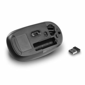 ACT AC5110 | Draadloze Muis | RF-Draadloos | 1200 DPI | Zwart