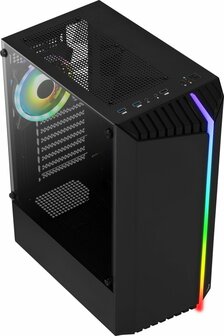 CASE Aerocool Bionic V2 MicroATX 2x USB2.0 1X USB 3.2 RGB