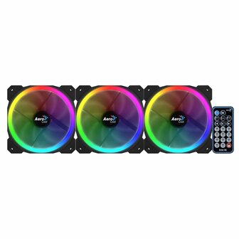 Aerocool Orbit RC 3x120MM RGB/GAMING +Remote 14.1dB