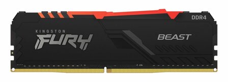 Kingston Fury Beast RGB | 1x16GB DDR4 | 3600MHz | DIMM | CL18 | Geheugenmodule | RAM