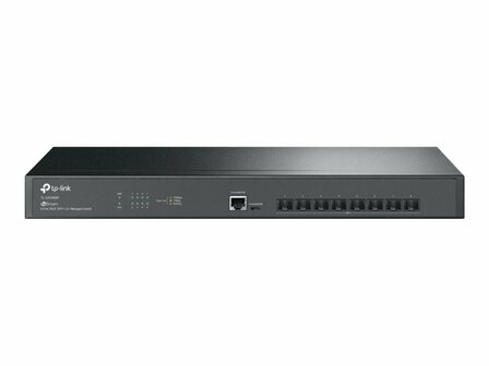 TP-LINK TL-SX3008F netwerk-switch Managed L2+ Geen Zwart