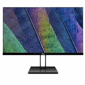 AOC 24V2Q 23,8&quot; | 1920x1080 Full HD IPS | 75Hz | Ultra Slim Bezel | 99% sRGB | Flicker-Free Technologie | Monitor