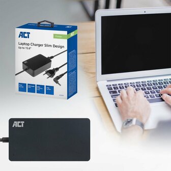 ACT AC2055 netvoeding &amp; inverter Binnen 65 W Zwart