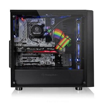 Thermaltake Versa J21 Tempered Glass Edition | Midi Tower Case | Zwart