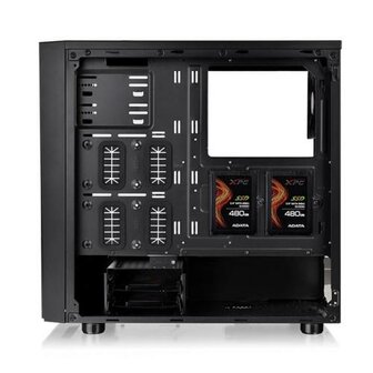 Thermaltake Versa J21 Tempered Glass Edition | Midi Tower Case | Zwart