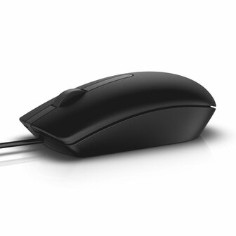 Dell MS116 | Ambidextrous Bedrade Muis | USB-A | 1000 DPI | Zwart