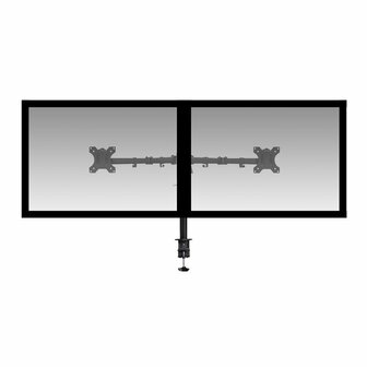 ACT AC8302 | Verstelbare Monitor-bureaubeugel | Tot 32&quot; | Max 8kg | VESA 100x100 | 2 Monitoren